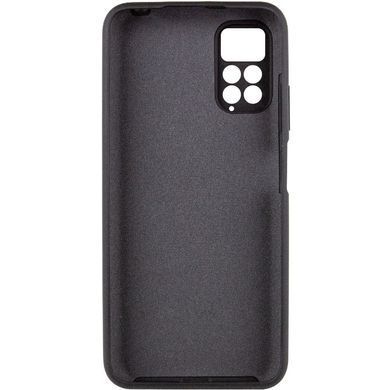 Чехол Silicone Cover Full Camera (AA) для Xiaomi Redmi Note 11 (Global) / Note 11S Черный / Black