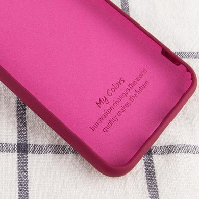 Чехол Silicone Cover Full without Logo (A) для Samsung Galaxy S21 Ultra (Бордовый / Marsala)