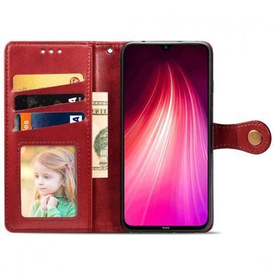 Кожаный чехол книжка GETMAN Gallant (PU) для Samsung Galaxy M31s Красный