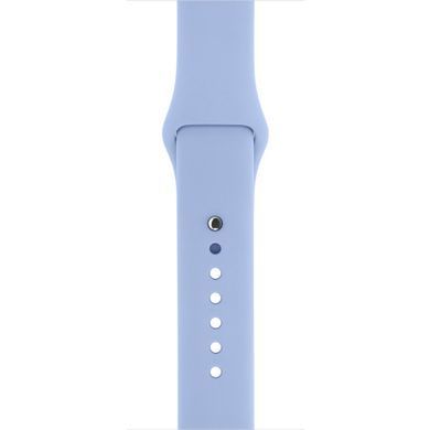 Силіконовий ремінець для Apple watch 42mm / 44mm (Блакитний / Lilac Blue)