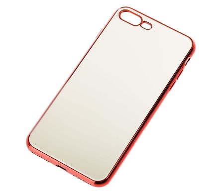 Чехол для iPhone 7 Plus / 8 Plus Glass зеркало "красный"
