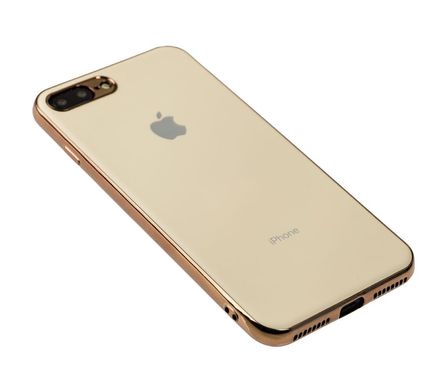 Чохол для iPhone 7 Plus / 8 Plus Silicone case матовий (TPU) бежевий