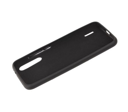 Чехол для Xiaomi Mi A3 / Mi CC9e Silicone Full черный с закрытым низом и микрофиброй