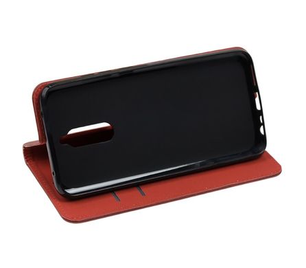 Чехол книжка для Xiaomi Redmi 8A Black magnet красный