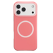 Чехол для iPhone 17 Pro Max / 18 Pro Max Neon Silicone Case MagSafe Berry Pink
