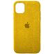 Чехол ALCANTARA Case Full для Apple iPhone 12 Pro / 12 (6.1"") Желтый