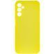 Чохол Silicone Cover Lakshmi Full Camera (AAA) для Samsung Galaxy A34 5G (Жовтий / Flash)