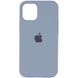 Чехол для Apple iPhone 14 Plus Silicone Case Full / закрытый низ Голубой / Sweet Blue