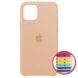 Чохол Apple silicone case for iPhone 11 Pro з мікрофіброю і закритим низом Pink Sand