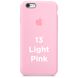 Чехол silicone case for iPhone 6/6s Light Pink / розовый