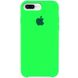 Чехол silicone case for iPhone 7 Plus/8 Plus Neon Green / Зеленый