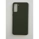 Чехол для Samsung Galaxy S21 Plus Silky Soft Touch "темно-оливковый"