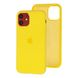 Чехол для iPhone 11 Silicone Full canary yellow / желтый / закрытый низ
