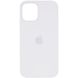 Чехол silicone case for iPhone 12 Pro / 12 (6.1") (Белый / White)