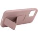 Чохол Silicone Case Hand Holder для Apple iPhone 12 mini (5.4") (Рожевий / Pink Sand)