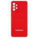 Чехол Silicone Cover Full Camera (AA) для Samsung Galaxy A32 4G Красный / Red