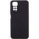 Чехол Silicone Cover Full Camera (AA) для Xiaomi Redmi Note 11 (Global) / Note 11S Черный / Black