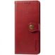 Кожаный чехол книжка GETMAN Gallant (PU) для Samsung Galaxy M31s Красный