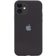 Чехол для iPhone 11 Silicone Full black / черный / закрытый низ