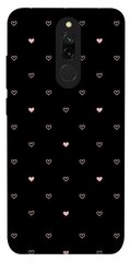 Чехол для Xiaomi Redmi 8 PandaPrint Сердечки паттерн