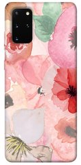 Чехол для Samsung Galaxy S20+ PandaPrint Акварельные цветы 3 цветы
