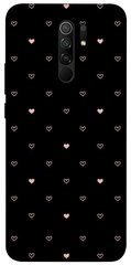 Чехол для Xiaomi Redmi 9 PandaPrint Сердечки паттерн