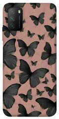 Чохол для Xiaomi Poco M3 PandaPrint Пурхають метелики патерн