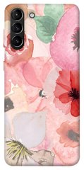 Чехол для Samsung Galaxy S21+ PandaPrint Акварельные цветы 3 цветы
