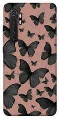 Чехол для Xiaomi Mi Note 10 Lite PandaPrint Порхающие бабочки паттерн