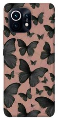 Чехол для Xiaomi Mi 11 PandaPrint Порхающие бабочки паттерн