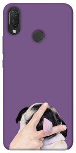 Чохол для Huawei P Smart + 2019 PandaPrint Мопс тварини