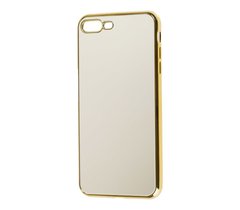 /Чехол для iPhone 7 Plus / 8 Plus Glass зеркало "золотистый"