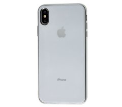 Чохол для iPhone Xs Max Silicone case матовий (TPU) білий