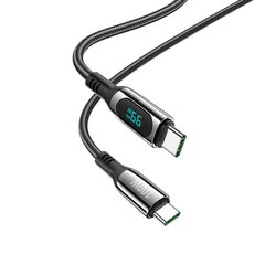 Кабель HOCO Type-C to Type-C Extreme charging data cable S51 |1.2m, 100W| Black, Black