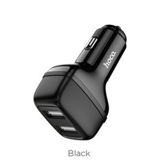Адаптер автомобильный HOCO Leader Z36 |2USB, 2.4A| black