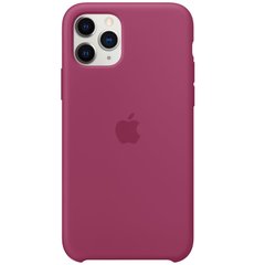 Чехол Silicone case Original 1:1 (AAA) для Apple iPhone 11 Pro Max (6.5") (Малиновый / Pomegranate) Лучшее качество!!