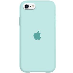 Чохол Silicone Case Full Protective (AA) для Apple iPhone SE (2020) (Бірюзовий / Turquoise)