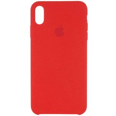 Чехол Silicone case orig 1:1 (AAA) для Apple iPhone X / Xs (Красный / Red)