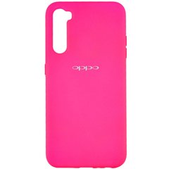 Чехол Silicone Cover Full Protective (A) для OPPO Realme 6 Pro Ярко-розовый