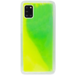 Неоновый чехол Neon Sand glow in the dark для Samsung Galaxy A31 (Зеленый)