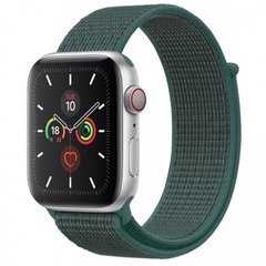 Ремінець Nylon для Apple watch 38mm/40mm (Зелений / Pine green)