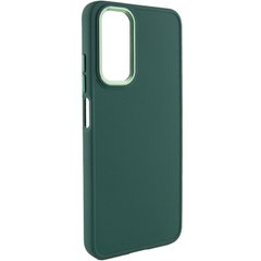 TPU чохол Bonbon Metal Style для Samsung Galaxy A23 4G Зелений / Army green