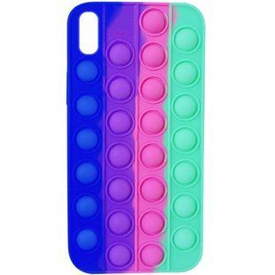 Чохол для iPhone X / XS Pop-It Case Поп іт Ultra Violet / Spearmint