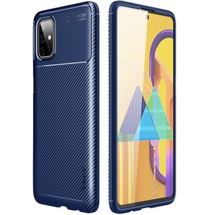 TPU чехол iPaky Kaisy Series для Samsung Galaxy M51 (Синий)