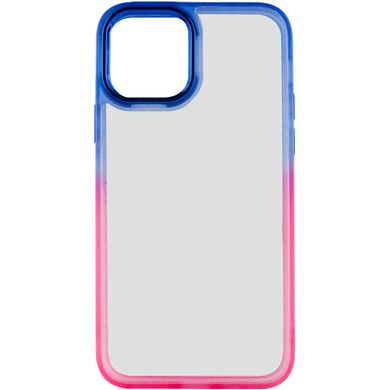 Чехол TPU+PC Fresh sip series для Apple iPhone 11 Pro Max (6.5") Розовый / Синий