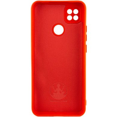 Чехол для Xiaomi Redmi 9C Silicone Full camera закрытый низ + защита камеры Красный / Red