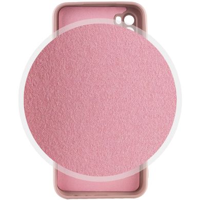 Чехол для Xiaomi Redmi Note 8T Silicone Full розовый песок c закрытым низом и микрофиброю