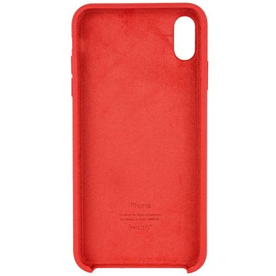 Чехол Silicone case orig 1:1 (AAA) для Apple iPhone X / Xs (Красный / Red)
