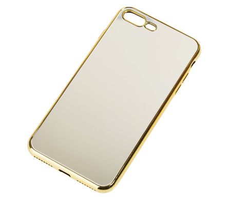 /Чехол для iPhone 7 Plus / 8 Plus Glass зеркало "золотистый"