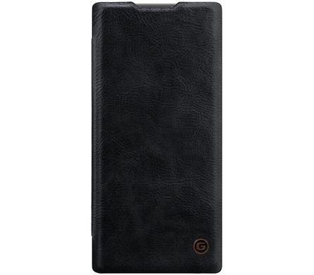 Чохол книжка для Samsung Galaxy Note 10 (N970) Nillkin Qin series чорний